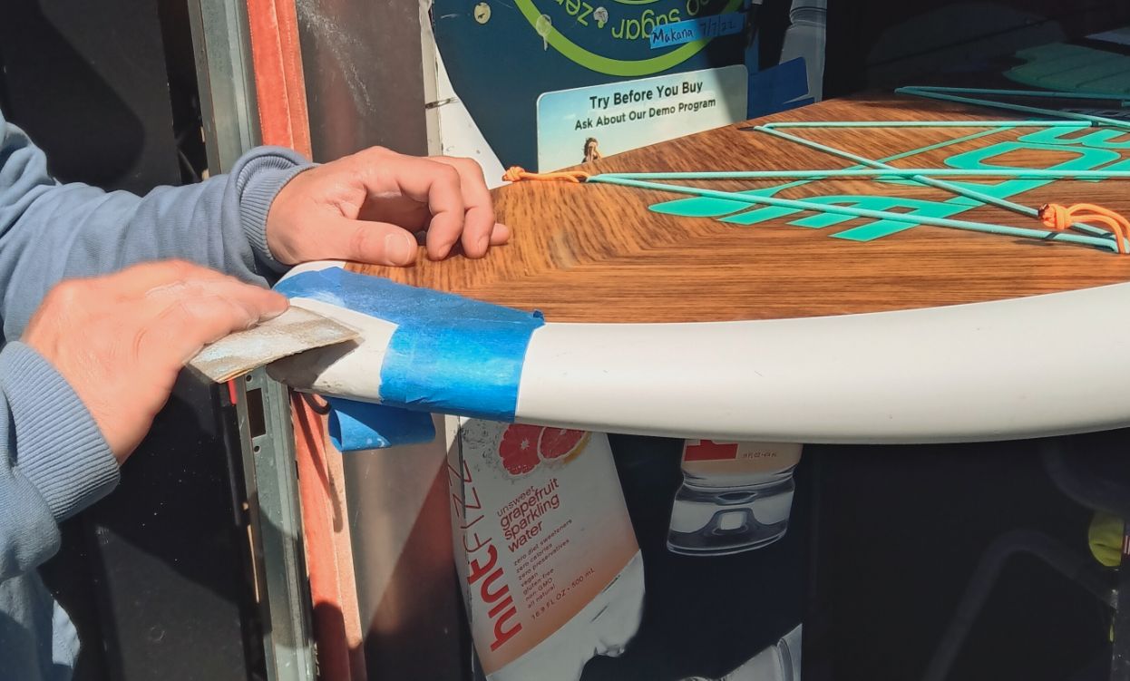 paddleboard ding repair for san francisco bay area