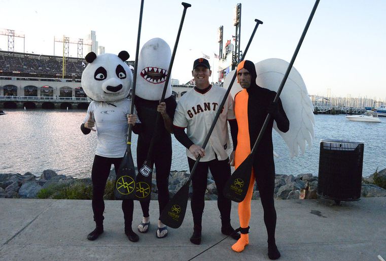 San Francisco Giants Paddleboard Team