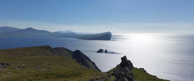 irelands majestic cliffs can be seen best by paddle