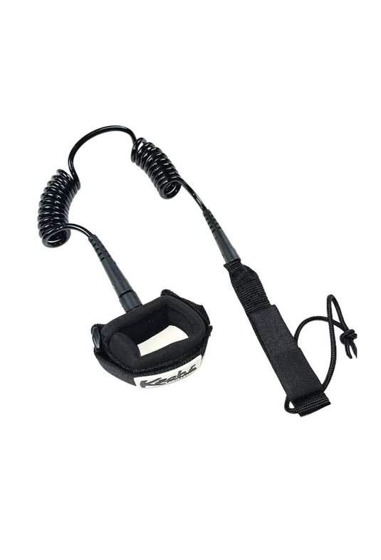 Kaohi Double Coil Wing Leash w/ Wrist Cuff