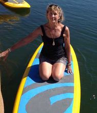 San Francisco Bay Stand Up paddleboard yoga with Katie