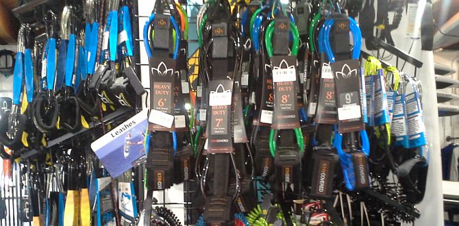 Surfboard and Stand Up Paddleboard Leashes