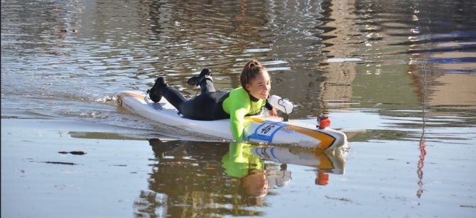 Skye Davies - 13 miles no paddle!