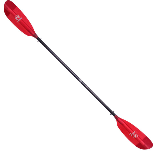 Werner Camano 220 Fiberglass Small Shaft 2 piece -Red