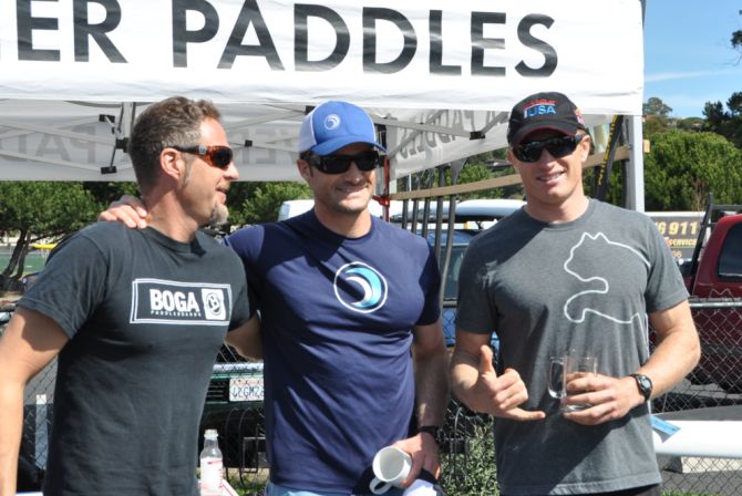 Mens 14ft SUP Podium Dave Meyler, Brad Seyffer, Jimmy Spithill