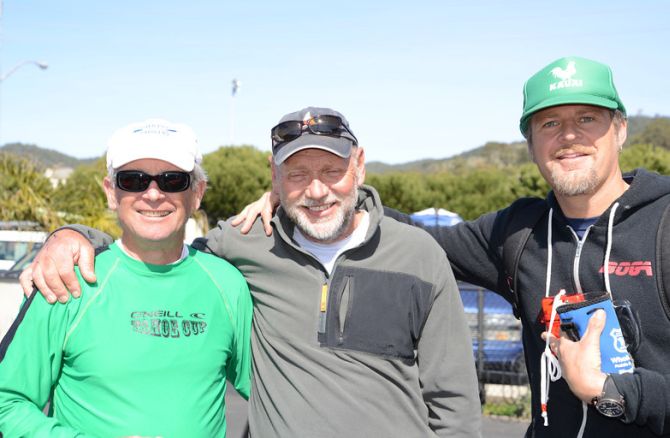 Men's 14ft Stand up paddleboard podium Ken Altman, Fred Anderson, Dave Meyler