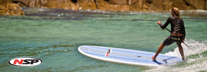 NSP Stand Up Paddleboard Demo Day in the surf