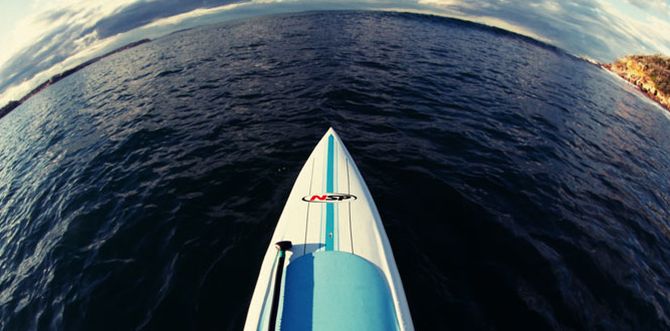 Stand Up Paddle surfing with NSP and 101 Surf Sports