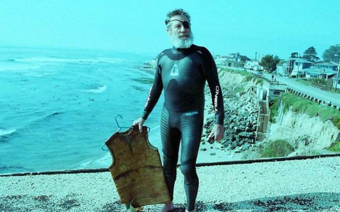 O'Neill Invented the wetsuit right here in San Francisco.