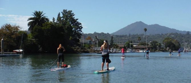 Corporate Team Building with paddling and kayaking