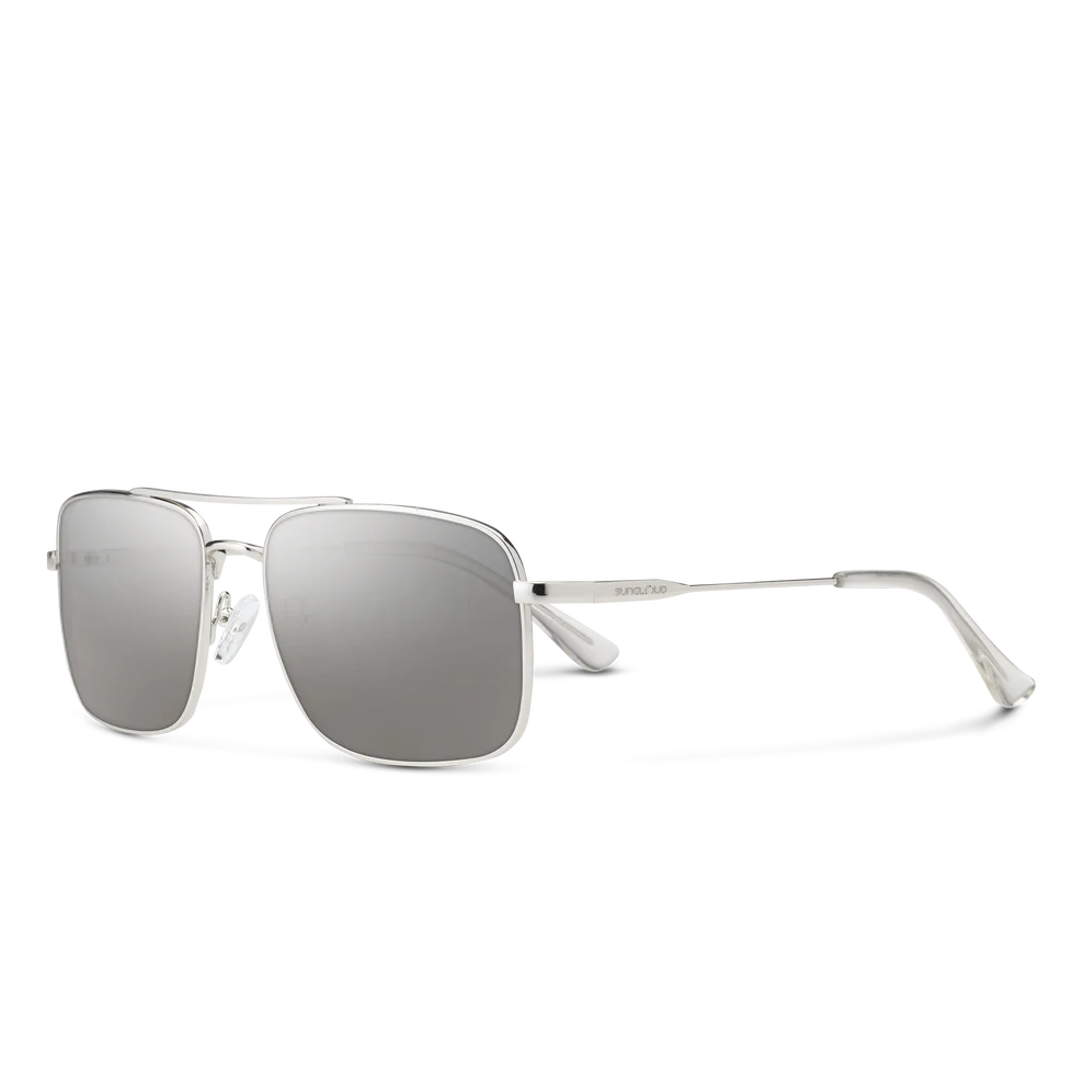 Suncloud Payback Silver Polarized Sunglasses