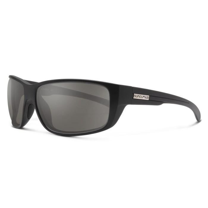 Suncloud Milestone Matte Black Polar grey Sunglasses