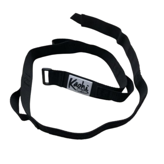 Kaohi Black Belt Foiling Waist Small Belt (24" to 29")