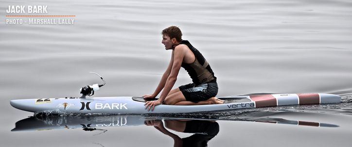 prone paddleboard with Jack Bark