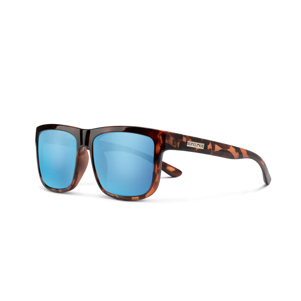 Suncloud Quiver Tortoise Polarized Blue Sunglasses