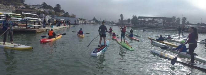 Stand up paddleboarding