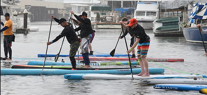 Stand Up Paddlerboard Racing on San Francisco Bay