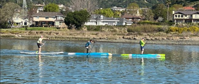 SUP Racing on San Francisco Bay