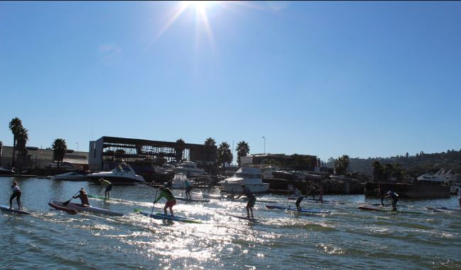 stand up paddleboard and outrigger canoe racing in Marin