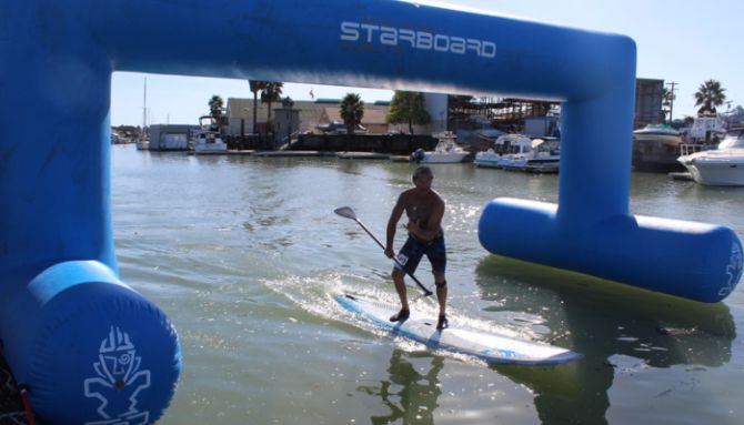 David Hook winner of the SUP Surf Class!