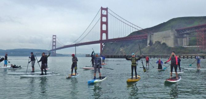 Long Distance Stand Up Paddleboarding on San Francisco Bay