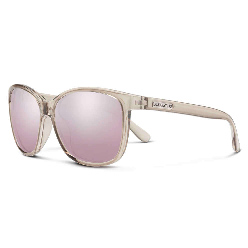 Suncloud Sashay Transparent Pink Gold Sunglasses