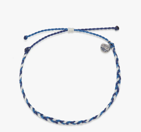 Pura Vida World Surf League Beaded Mini Anklet