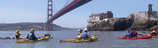 sea kayaking classes and tours San Francisco Bay