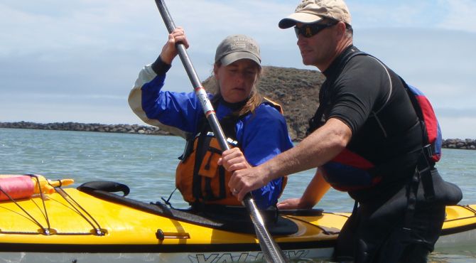 sea kayaking classes on San Francisco Bay