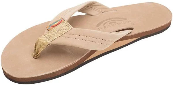 Load image into Gallery viewer, Rainbow Single Layer Leather Ladies Sandals - Wide Strap
