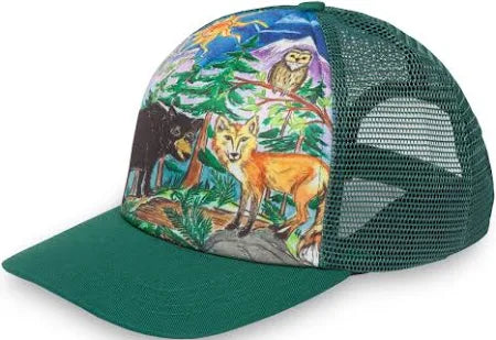 Sunday Afternoons Toddler Artist Series Trucker Hat -Forest Friends