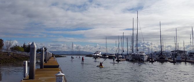 Redwood City Paddleboard race March 17 2018