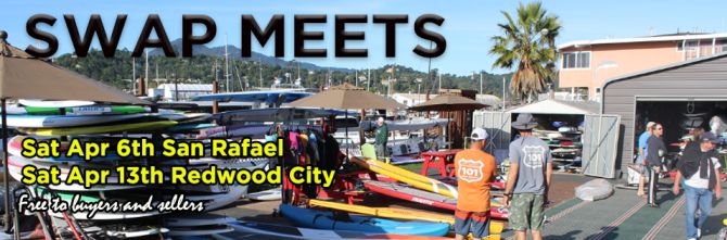 Free spring paddleboard and kayak used gear swap meet