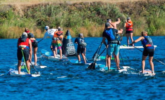 SUP Racing on Lake Tahoe