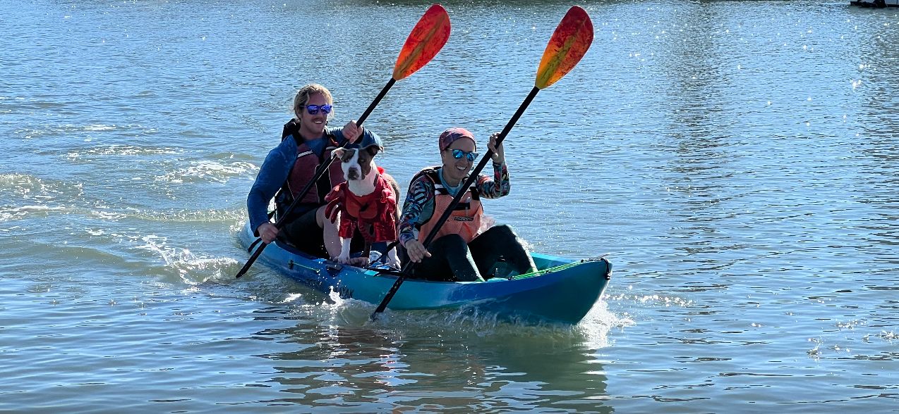 Ocean Kayak Malibu 2 at full speed!