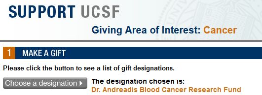 UCSF Blood Cancer Fight