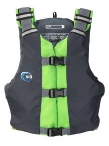 MTI APF Green Gray All Person Flotation Universal Life Jacket