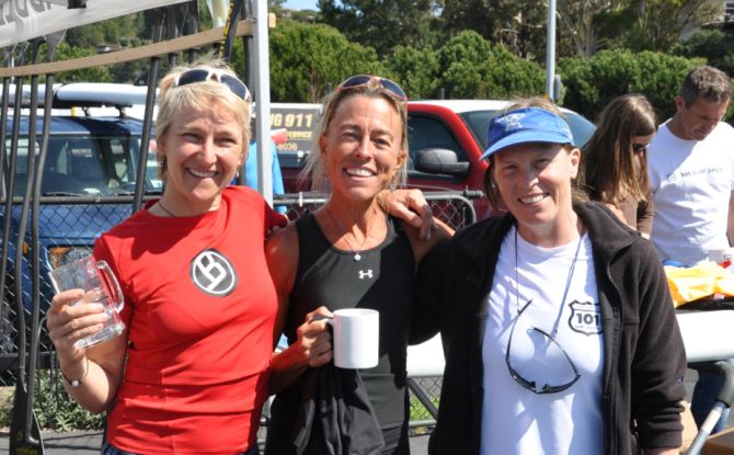 Left to right Jen Fuller, Madeleine King, Cathy Huang