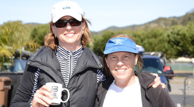 Hilary Andersen and Cathy Huang Stand Up Paddle short course winners