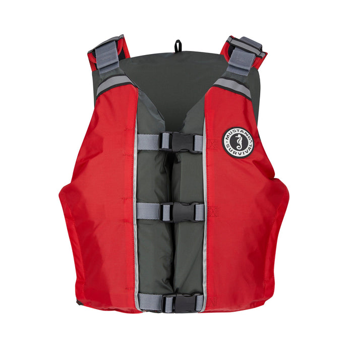 Mustang Survival APF All Person Flotation Universal Life Jacket Red/Grey